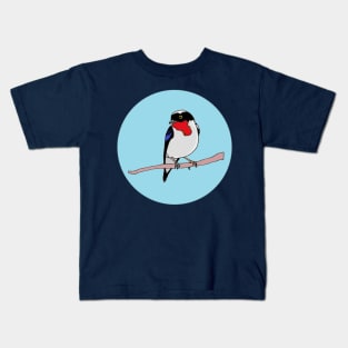 Cherry-Throated Tanager Kids T-Shirt